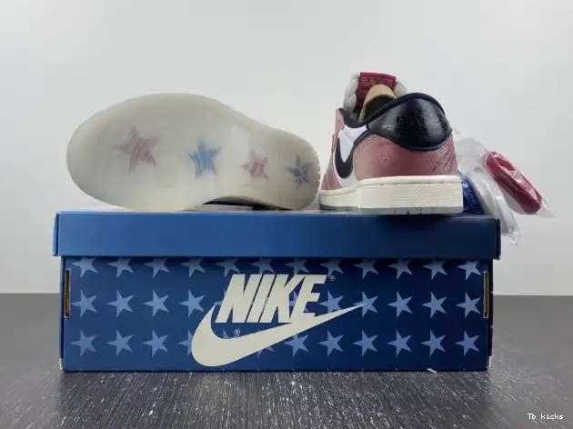 Rep TBK ROOM LOW TROPHY FN0432-017 OG 1 'RED JORDAN AIR BLACK' X 0603